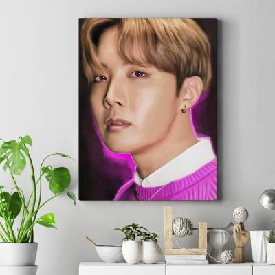 تابلو کنواس (بوم) جی هوپ -  BTS - j hope