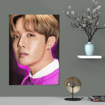پوستر سیلک جی هوپ -  BTS - j hope