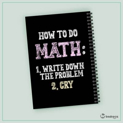 دفتر یادداشت How to do math