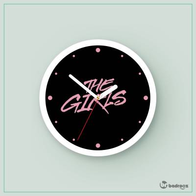 ساعت دیواری  blackpink the girls