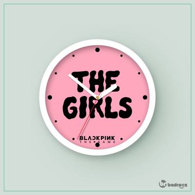 ساعت دیواری  blackpink the girls 2