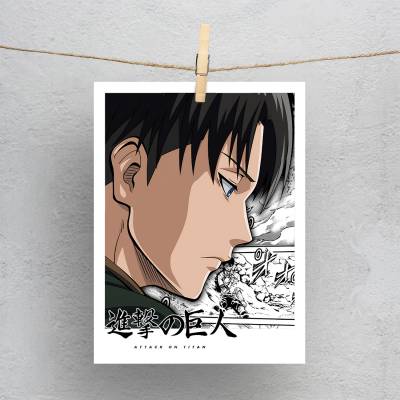 پولاروید attack on titan levi manga