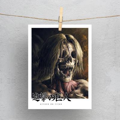 پولاروید attack on titan female titan