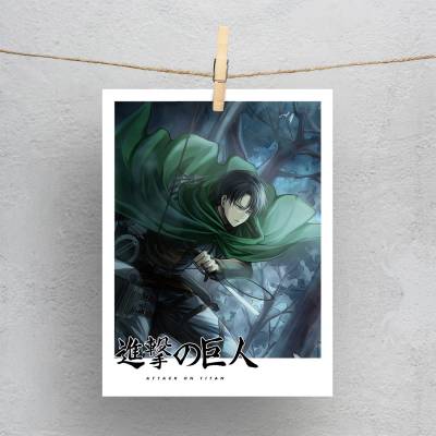 پولاروید attack on titan levi hecho