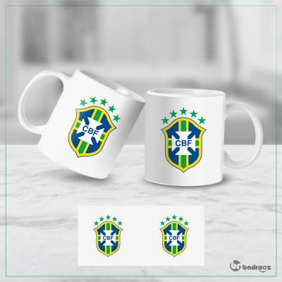 ماگ  لوگوی تیم ملی برزیل