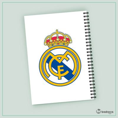 دفتر یادداشت لوگوی رئال مادرید