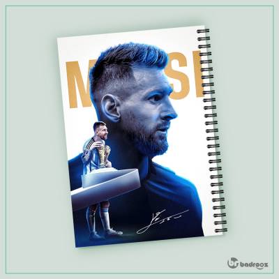 دفتر یادداشت لیونل مسی جام جهانی 2022
