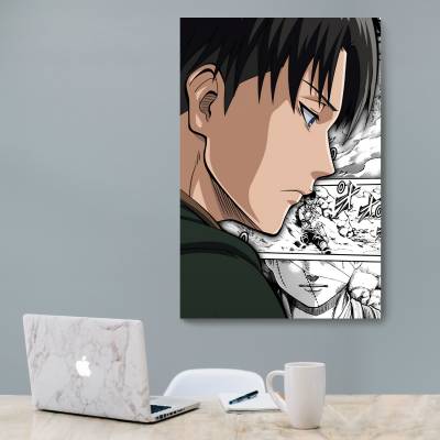 شاسی  attack on titan levi manga