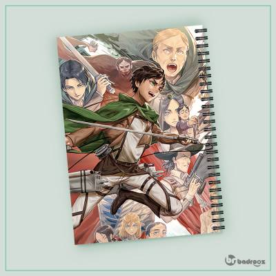 دفتر یادداشت attack on titan 30