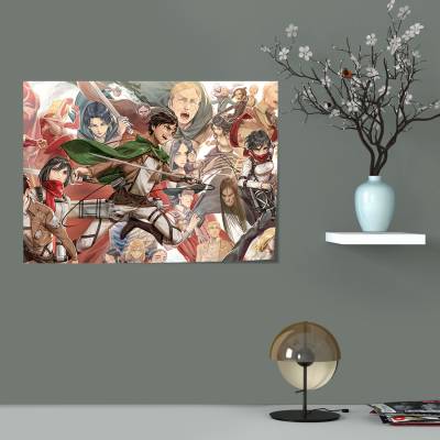 پوستر سیلک attack on titan 30