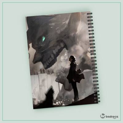 دفتر یادداشت attack on titan eren s4
