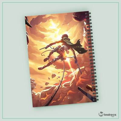 دفتر یادداشت attack on titan 31
