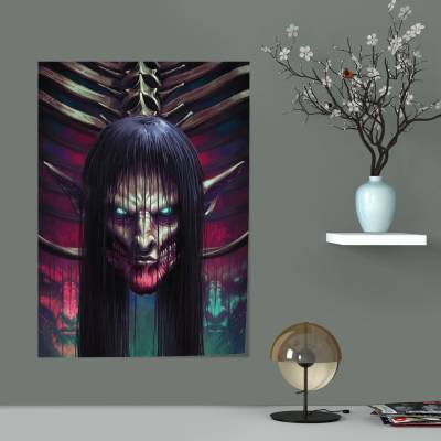 پوستر سیلک attack on titan founding titan