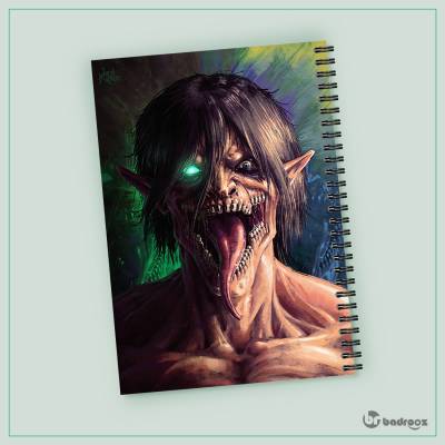 دفتر یادداشت attack on titan attack titan
