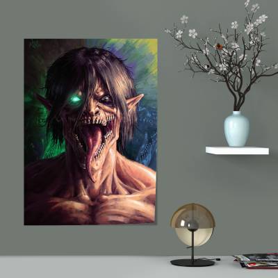 پوستر سیلک attack on titan attack titan
