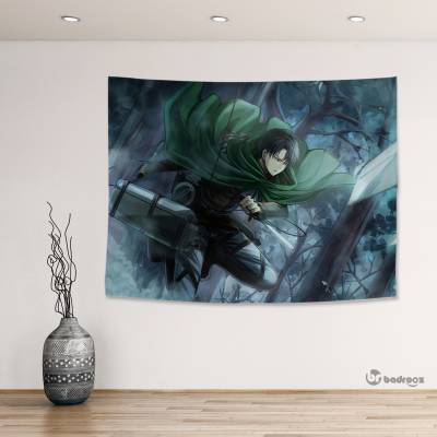 بک دراپ attack on titan levi hecho