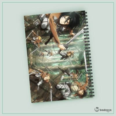 دفتر یادداشت attack on titan 104