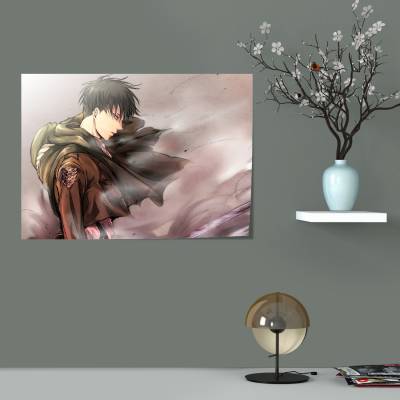 پوستر سیلک attack on titan no regrets