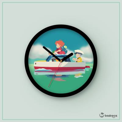 ساعت دیواری  Ponyo & Sosuke