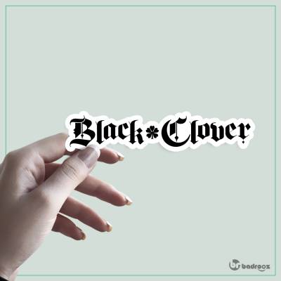 استیکر black clover logo