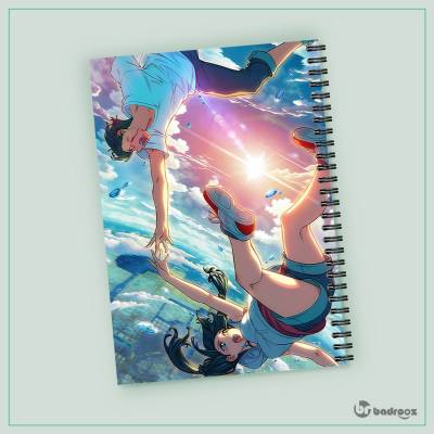 دفتر یادداشت weathering with you