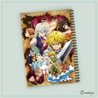 دفتر یادداشت the seven deadly sins 2