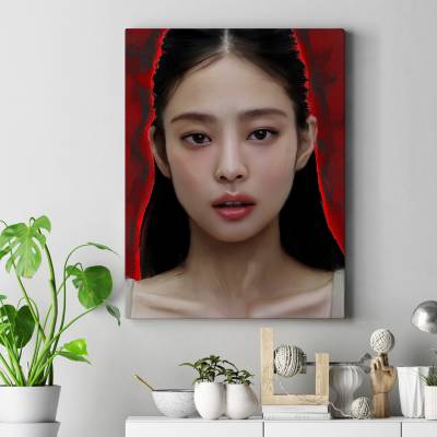 تابلو کنواس (بوم) جنی ( بلک پینک ) - Jennie ( BLACKPINK )