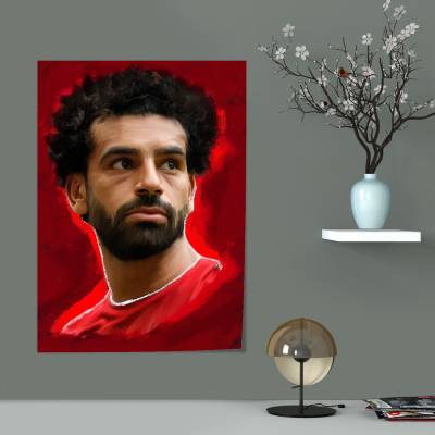 پوستر سیلک محمد صلاح ( لیورپول ) - Mohamed Salah ( Liverpool )