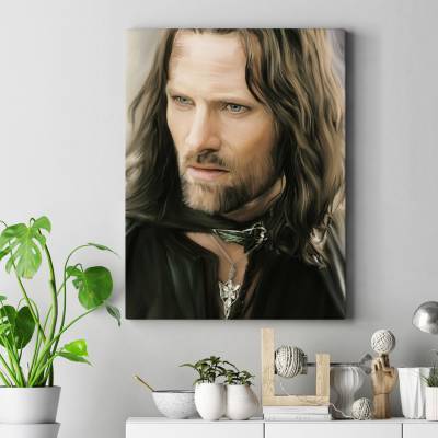 تابلو کنواس (بوم) آراگورن ( ارباب حلقه ها ) - Aragorn ( The Lord of the Rings )