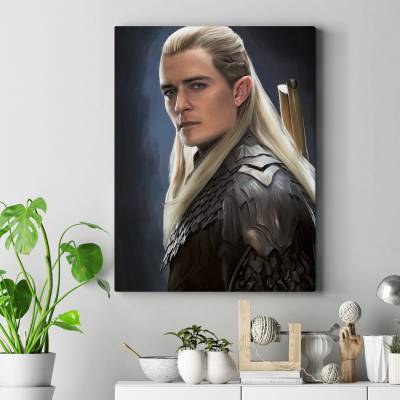 تابلو کنواس (بوم) لگولاس ( ارباب حلقه ها ) - Legolas ( Lord Of The Ringsl )