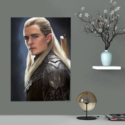 پوستر سیلک لگولاس ( ارباب حلقه ها ) - Legolas ( Lord Of The Ringsl )