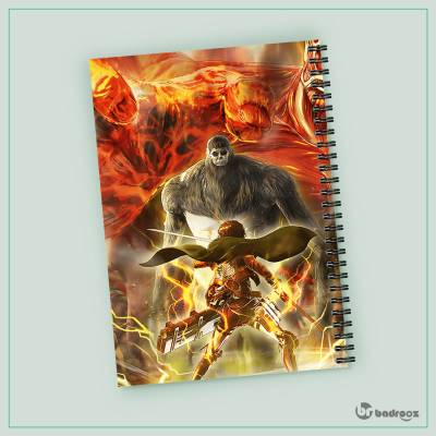دفتر یادداشت attack on titan s2