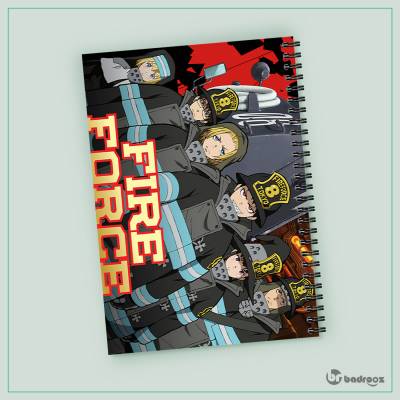 دفتر یادداشت Fire Force 2