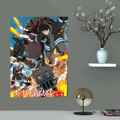 پوستر سیلک Fire Force 3
