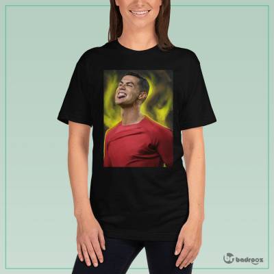 تی شرت زنانه كريستيانو رونالدو - Cristiano Ronaldo- 1