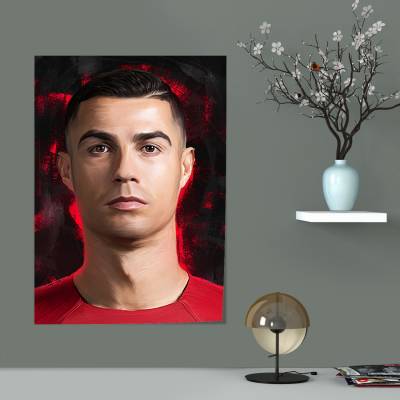 پوستر سیلک كريستيانو رونالدو - Cristiano Ronaldo- 2