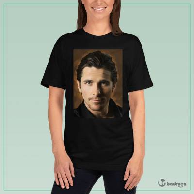 تی شرت زنانه كريستيان بيل - Christian Bale