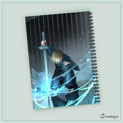 دفتر یادداشت sword art online alicization war of underworld