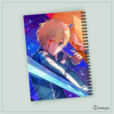 دفتر یادداشت sword art online alicization war of underworld 3