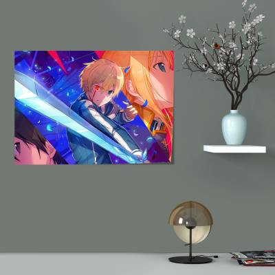 پوستر سیلک sword art online alicization war of underworld 3