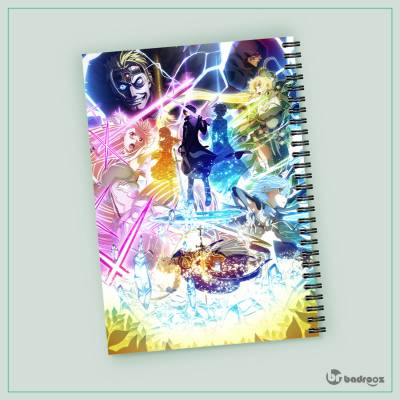 دفتر یادداشت sword art online alicization war of underworld 7