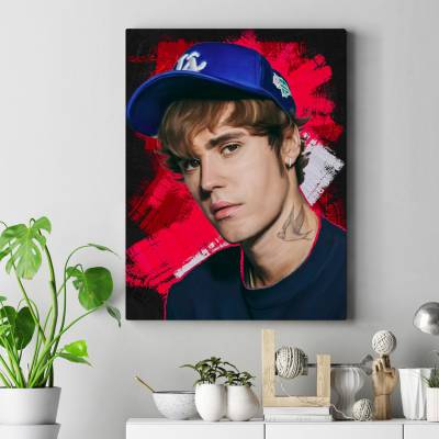 تابلو کنواس (بوم) جاستین بیبر - Justin Bieber