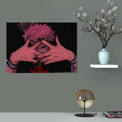 پوستر سیلک jujutsu kaisen 9