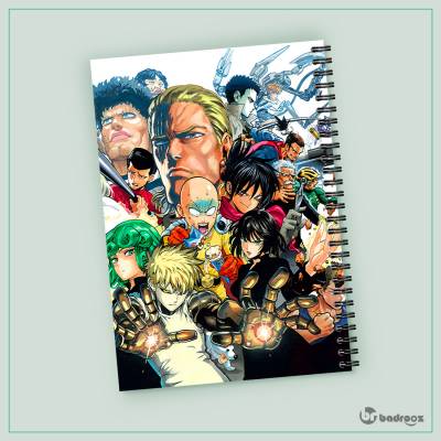 دفتر یادداشت one punch man 13