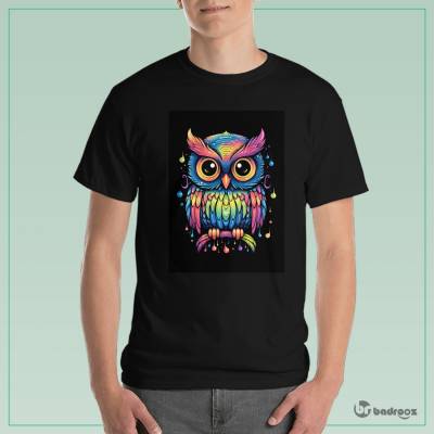 تی شرت مردانه جغد - Owl