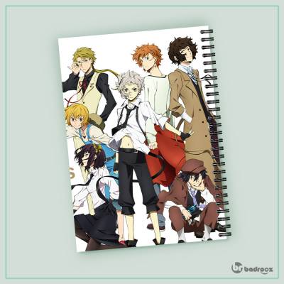 دفتر یادداشت bungou stray dogs