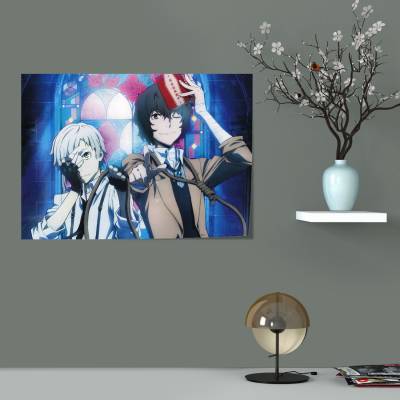 پوستر سیلک atsushi & dazai