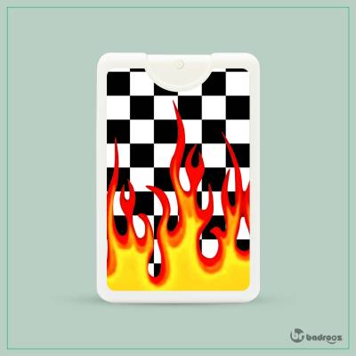 عطرجیبی Checkerboard Fire Vans