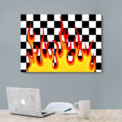 شاسی  Checkerboard Fire Vans