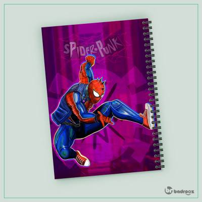 دفتر یادداشت spider punk اسپایدر پانک کمیک